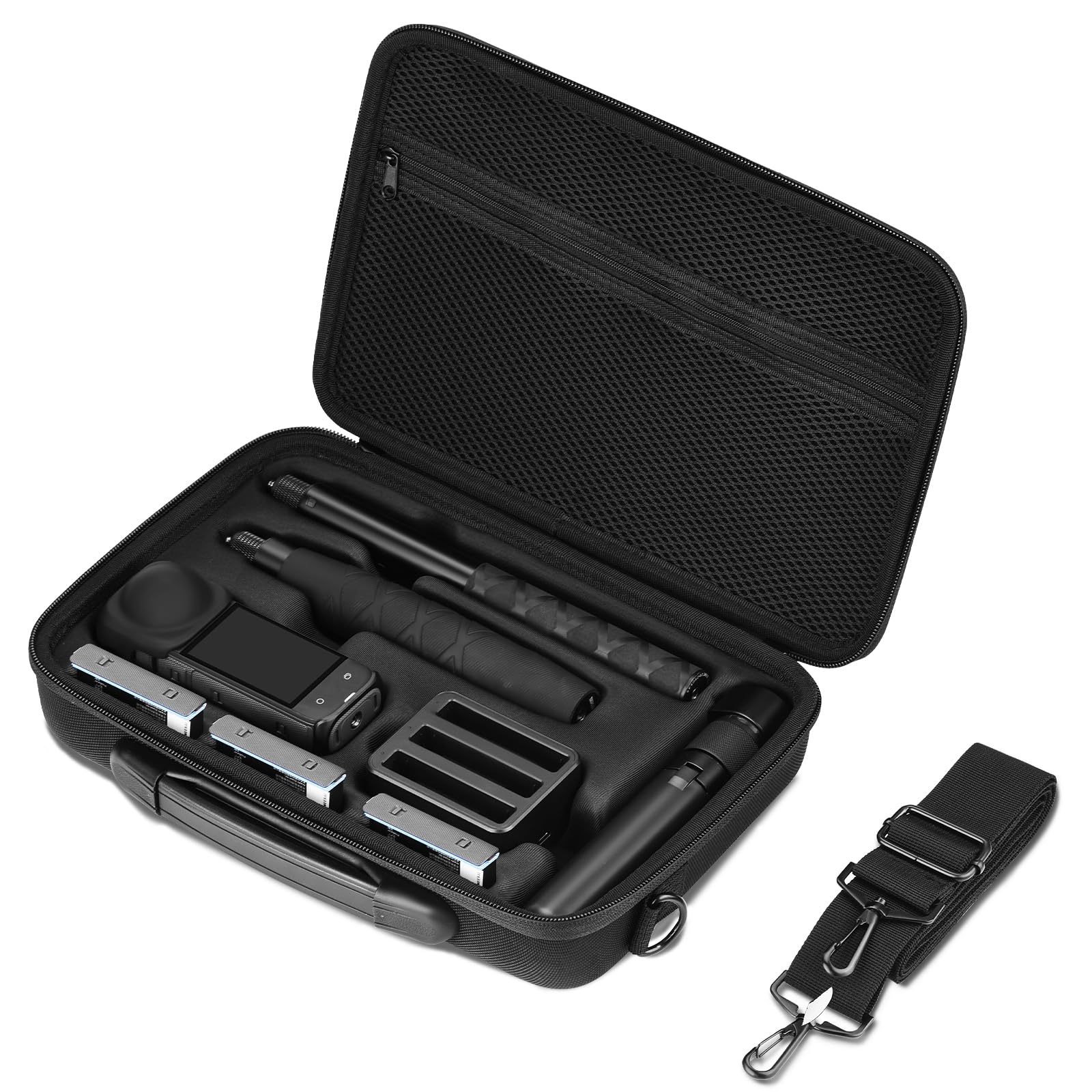 ZORBES® Carrying Case for X5 / X4,Portable Hard Shell Storage Protective Bag Black ZORBES® Carrying Case for X5 / X4,Portable Hard Shell Storage Protective Bag Black
